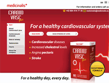 Tablet Screenshot of cardiovascplus.com